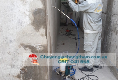 CHỐNG THẤM TƯỜNG NHÀ NGOÀI TRỜI