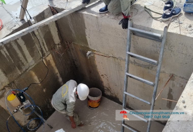 Biện pháp thi công chống thấm, Chống thấm tầng hầm